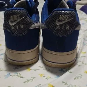 Nike | Shoes | Nike Royal Blue Textured Sneakers | Poshmark display picture 2